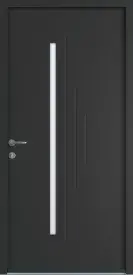 porte entree alu ocre